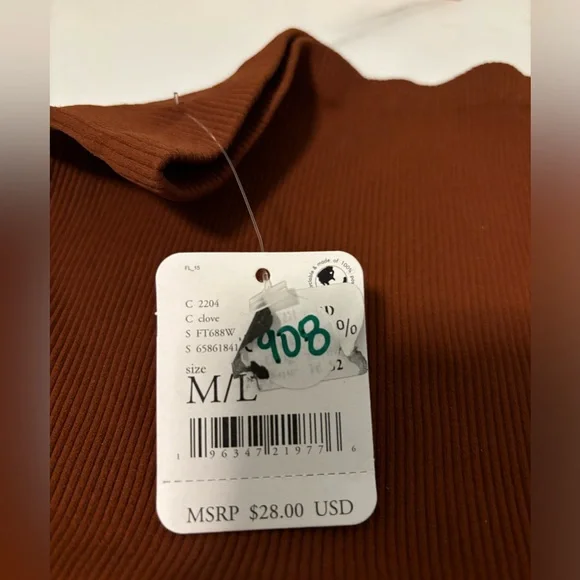 FREE PEOPLE Amelia Bandeau NWT M/L - Picture 3 of 3